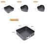 Round And Square Cake Molds Carbon Steel Nonstick Detachable Bottom For Commercial Baking
