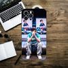 Чехол для телефона Oscar Maydon для iPhone 16,15,14,13,12,11,XS,XR,X,8,7,Pro,Max,Plus,mini Силиконовый Черный Чехол
