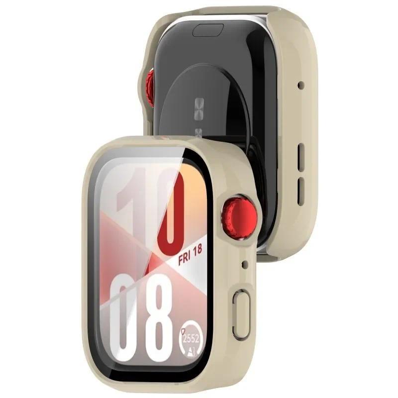 Чехол-бампер из ПК с закаленным стеклом для Huawei Watch Fit 4 Fit 4 Pro, полноэкранный защитный каркас для Huawei Watch Fit 3