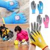 Водонепроницаемые детские перчатки для садоводства, перчатки для работы в саду из полиэстера, детские перчатки для работы в саду
