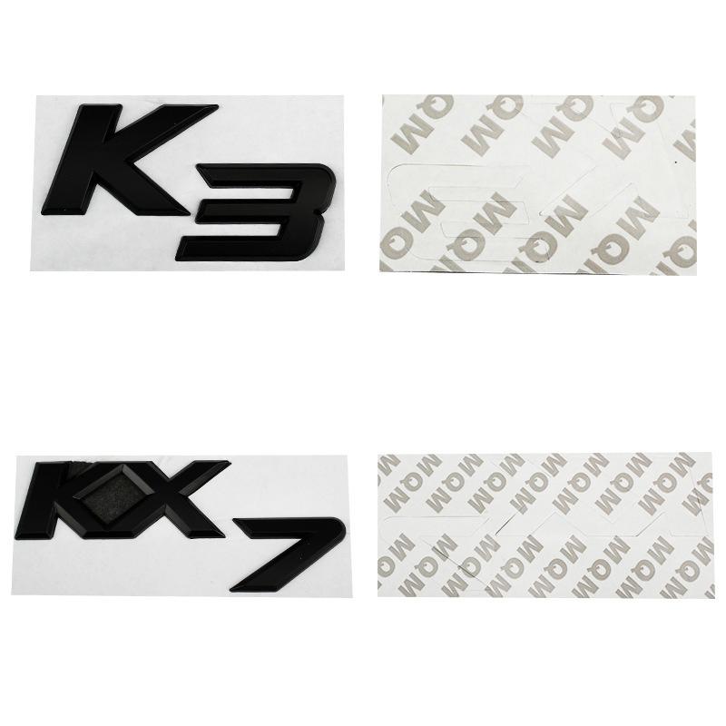 3D Car Metal Creative Stickers Waterproof Dirt-proof Sticker For Kia K2/K3/K5/KX3 Sportage Cerato Optima Soul Rio Carens Smart pgncs50