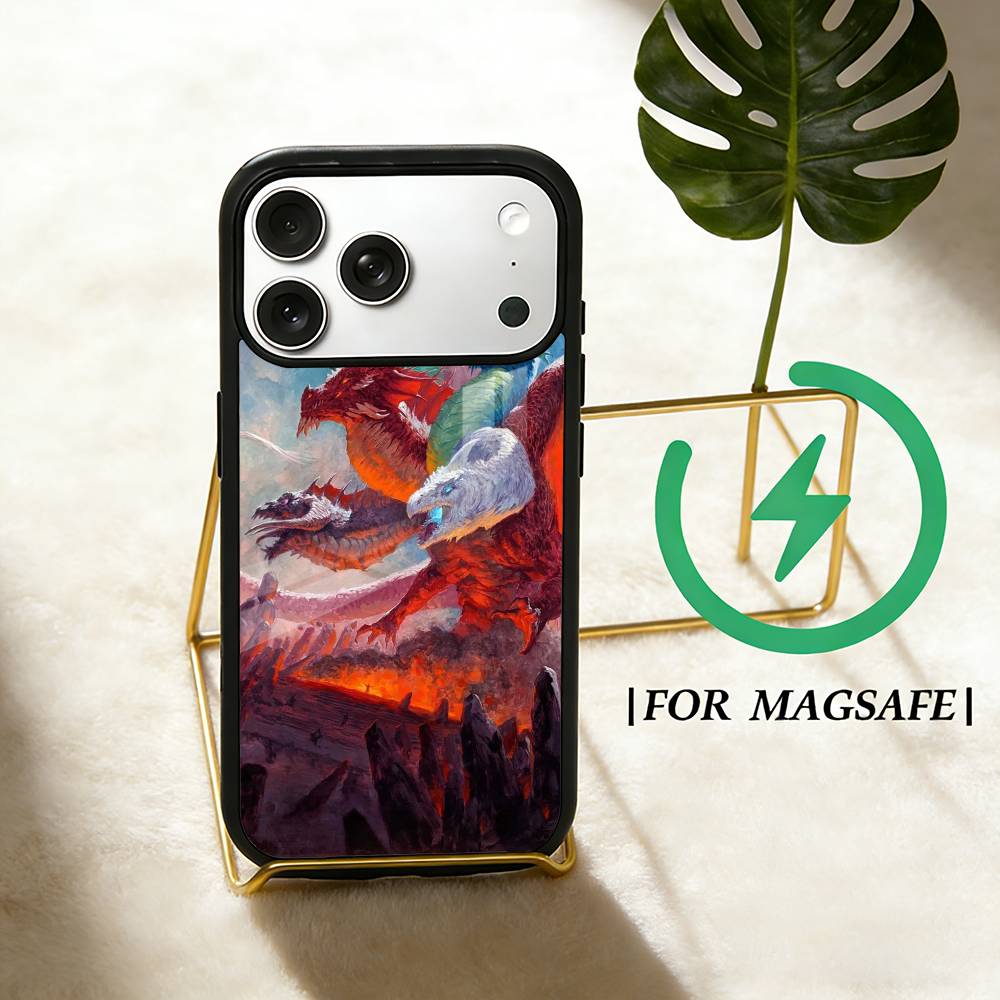 D-dungeons and D-Dragons Phone Case For iPhone 17,16,15,14,13,12,Plus,Pro,Max For Magsafe Magnetic Wireless Charge