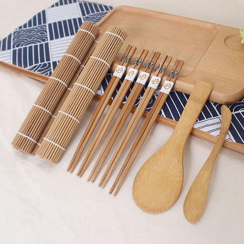 9 шт./компл. DIY набор для приготовления суши, форма для риса, кухонный набор инструментов для приготовления суши, форма для суши, набор инструментов для приготовления пищи