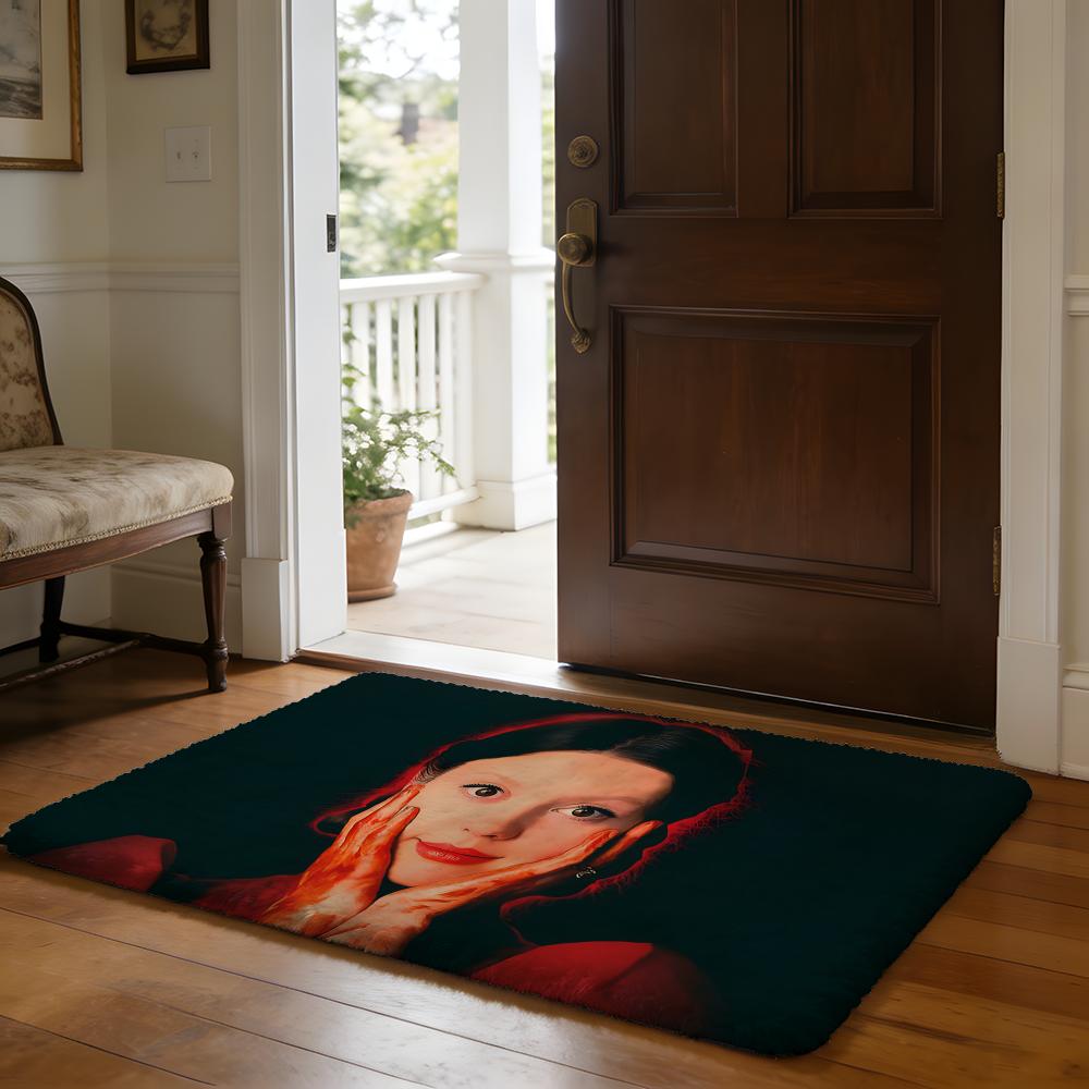 Pearl2022 Horror Film Floor Mat Soft Flannel Absorbent Mat Non-Slip Rug Home Bedroom Bathroom