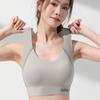 Seamless Bra Women's Beautiful Back Large-sized Sports Underwear Women's Top Support No Steel Coil Bra Anti-sagging Bra