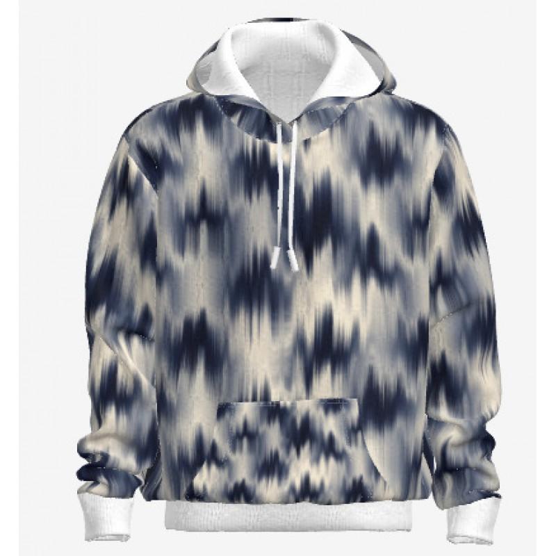 Soft Oversized Hoodie Men Fall Cotton 280g Thermal Transfer Print 3D Streetwear Sweatshirt
