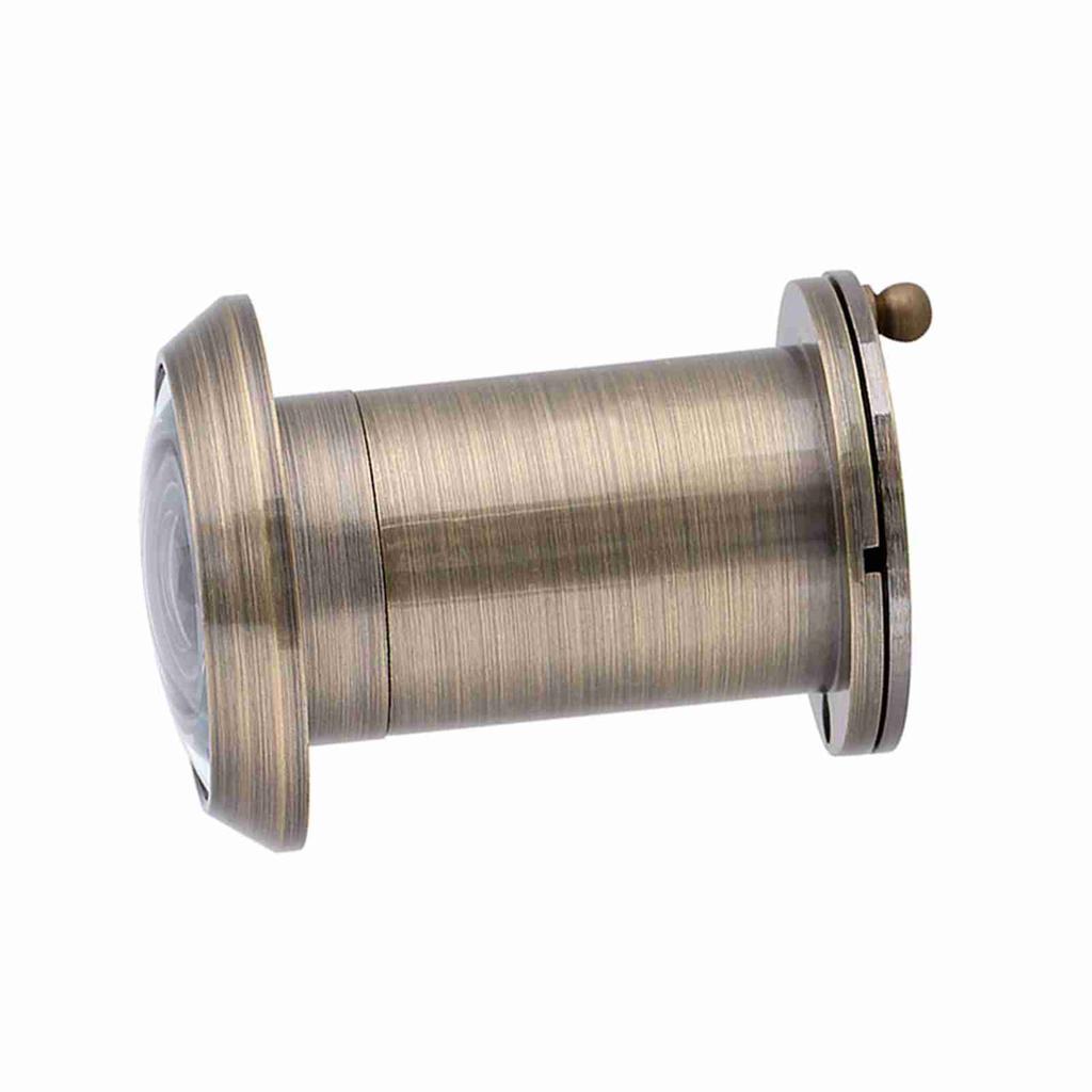 Домашняя безопасность Оптическое стекло 220 градусов широкоугольный дверной прицел (бронза)