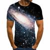 Starry Sky 3D Printed T Shirt Men Summer Casual Man's T-shirt Tops Tees Funny Tshirt Streetwear