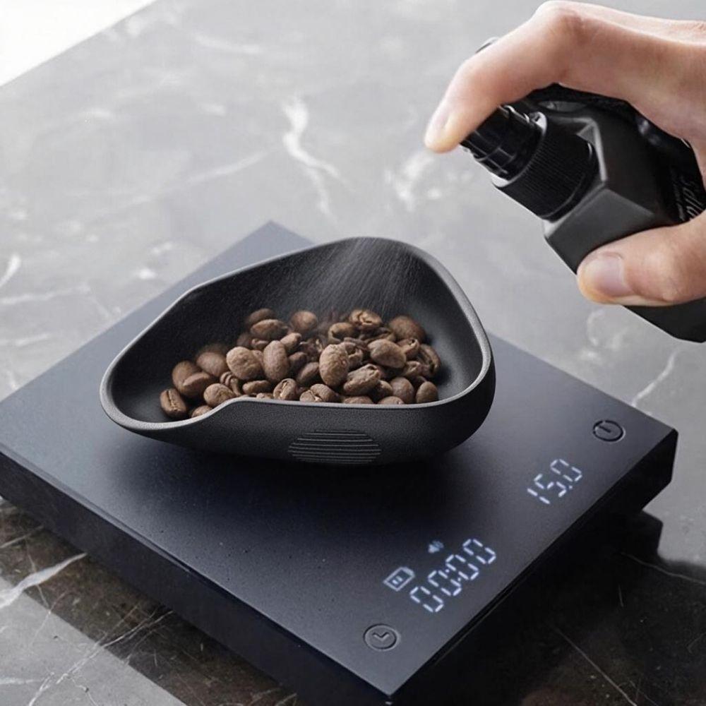 2PCS Non-slip Coffee Bean Weighing Dish Silicone Coffee Bean Measuring Cup Cafe