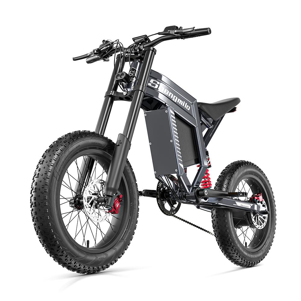 Shengmilo S900 Вездеход Электровелосипед с Мотором 1500 Вт Аккумулятор 60V30Ah 20-дюймовые Широкие Шины Высокопроизводительный Электро Горный Велосипед