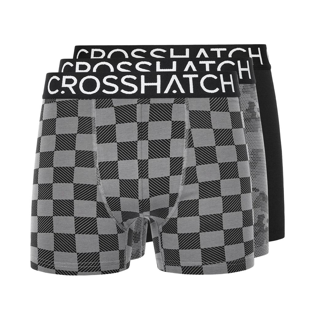 Crosshatch Мужские боксеры Bresler (Упаковка из 3 шт.)