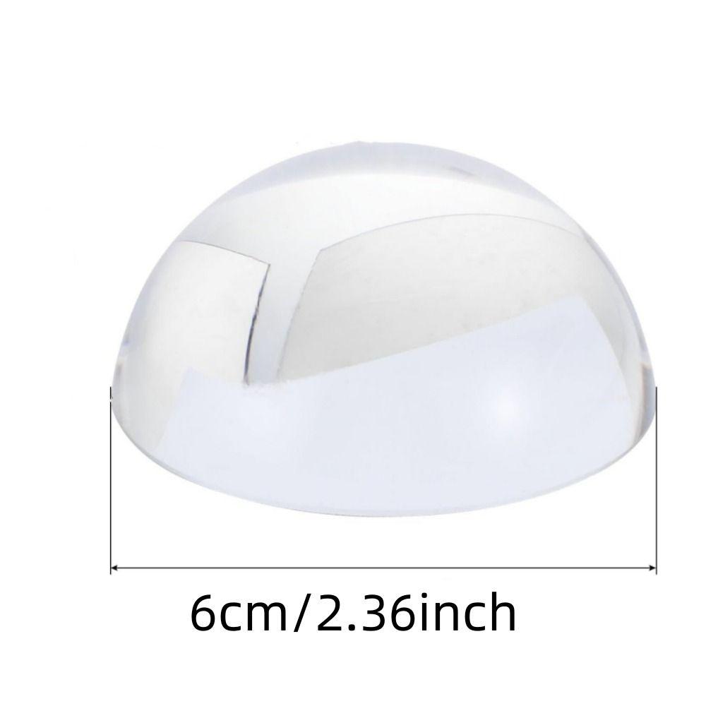 Пресс-папье 60мм/80мм Хрустальный купол Увеличительное стекло Хрустальные полусферы Хрустальное украшение для прилавка Подарок