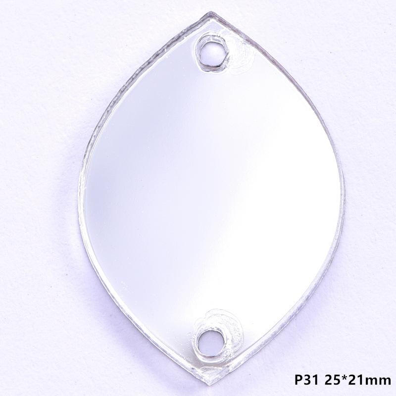 Акриловая ручная шовная дрель, зеркало специальной формы с плоским дном, сделай сам, украшение одежды, ювелирные изделия, зеркальные аксессуары, шовная дрель