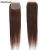 Magicae 4X4 Lace Closure Straight 22Inches Blond 27/613 Highlight Synthetic Heat Resistant Pre-Plucked Transparent Lace Hair