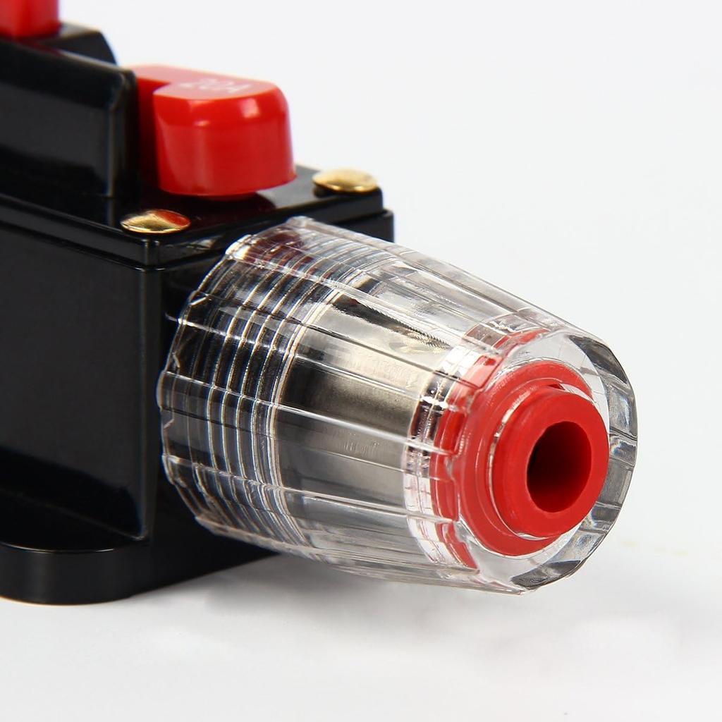 12V-24V DC Inline Car Circuit Breaker Manual Reset Switch Audio Fuse 20A/30A/40A/50A/60A/80A/100A