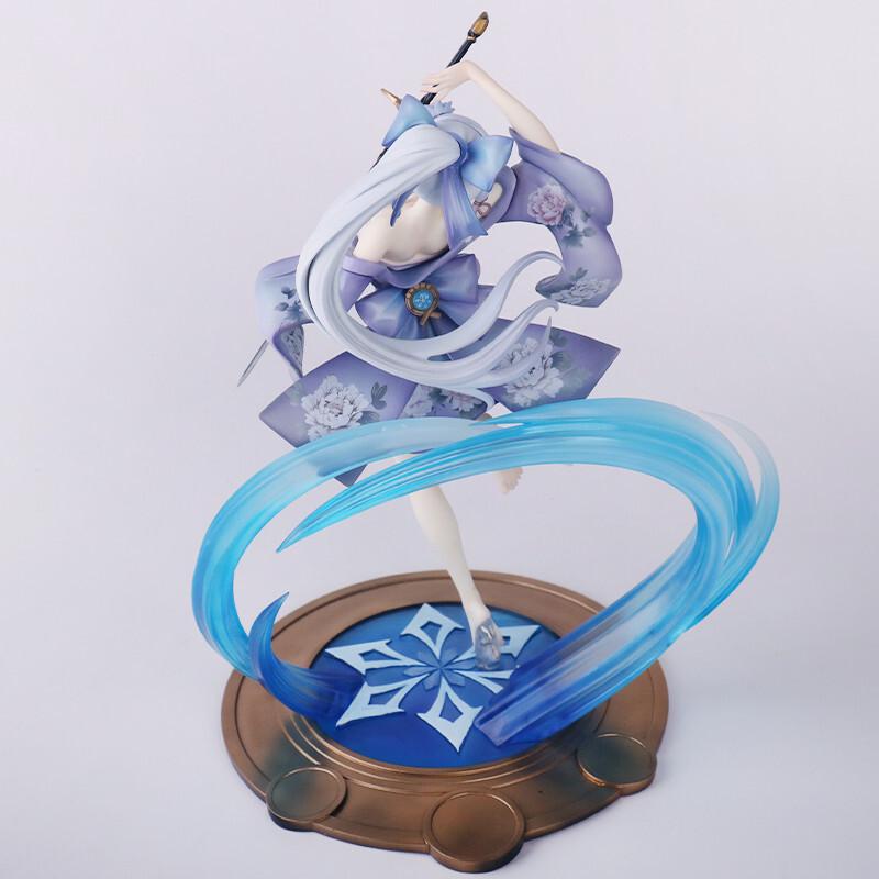 27cm Genshin Impact Figure Kamisato Ayaka Anime Statue Model Collectable Toy