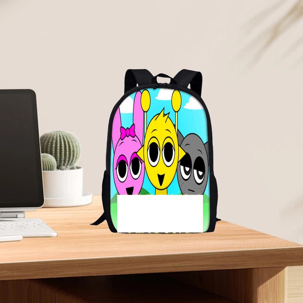 Large Capacity Backpack For Primary And Secondary School Students, Cartoon Shoulder Bag And Pencil Case For Children