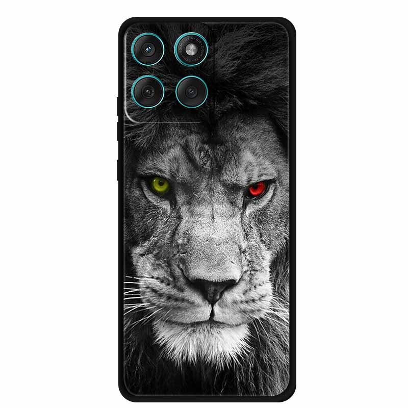 For Motorola Edge 60 Fusion Case XT2503-4 Wolf Lion Soft TPU Silicone Phone Cover for Motorola Edge 60 Fusion Case Fundas Coque