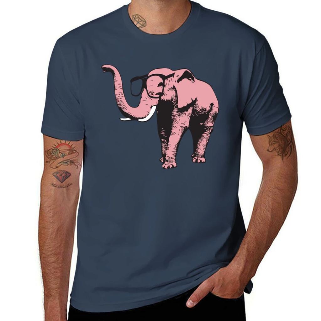 Pink Elephant With Sunglasses TShirt Thanksgiving Day Tee Top