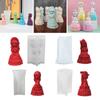 Soap Molds Candle Mould Silicone Crafts Moulds Girl Shape Clay Mold Silicone Material Perfect Gift for Hand-Making Lover