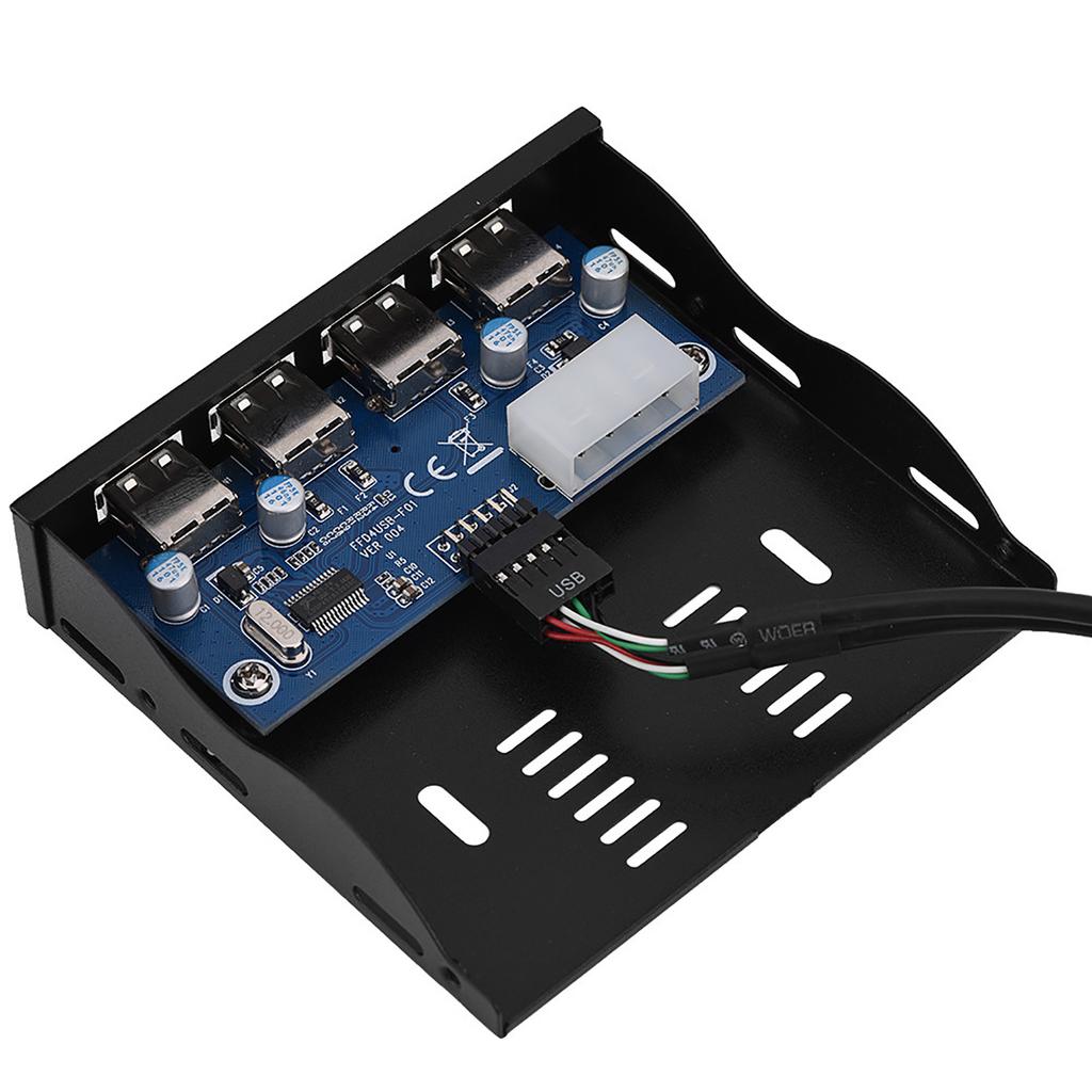 USB2.0 Floppy Front Panel 3.5"" Floppy Отсек 9 Pin to 4 Интерфейс USB 2.0 HUB