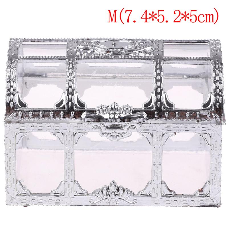 1 шт. Портативный сундук для хранения сокровищ из золота и серебра в форме конфет, органайзер