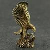Antique Copper Eagle Statue Small Ornaments Vintage Brass Animal Figurines Crafts Desk Decorations Home Decor Accessories Gifts