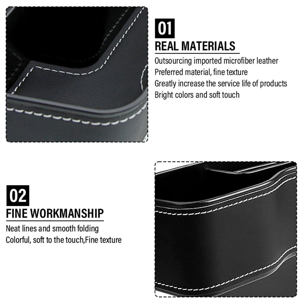 Car Seat Gap Storage Bag Seat Slit Filler Organizer Box Key Phone Holder For JEEP Grand Cherokee Renegade Wrangler Accessories AKN1