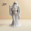 Halloween Decor Figurine Ghost Lady Ornament, Durable PLA 3D Printing Figure, Gothic Decoration Full of Mystery Collectible, for Desktop Bookshelf