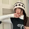 Warm Retro Beanie Hat Knitted Winter Cold Hat Fashion Jacquard Knitted Hat  Winter
