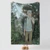 Аниме M-Mushishi-i Плед из толстого и уютного фланеля, для использования в различных ситуациях, в помещении и на улице, для ежедневного сна