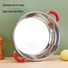 ZISIZ 24cm 2-Layer Stainless Steel Steamer & Soup Pot
