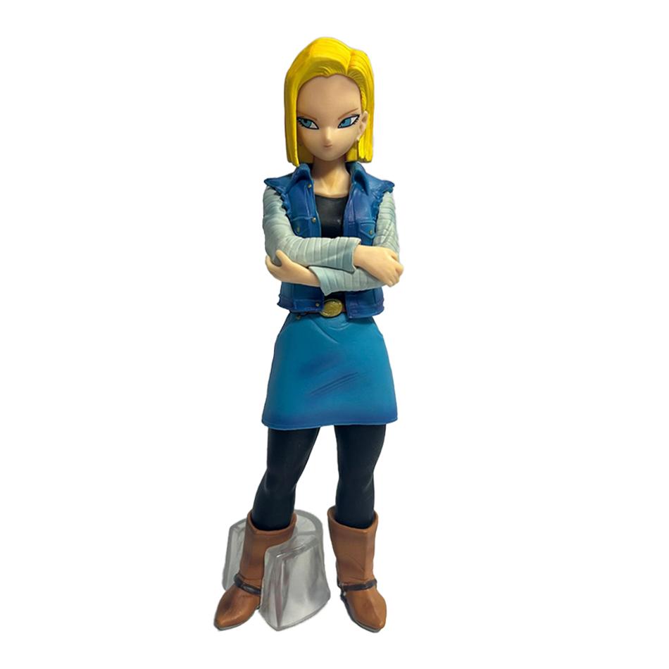 New 23.5CM Anime Android 17 18 Figure Android 18 PVC Action Figures Collection Model Toys for Children Christmas Gift