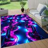 1pc Chain Print, Design Area Rug - Soft, Anti-Slip, and Durable Gaming Room Decor for Bedroom, Living Room