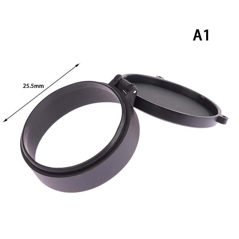 Rifle-Scope Hunting Aiming Optic Lens Covers Telescopic Flip Up Spring Cap
