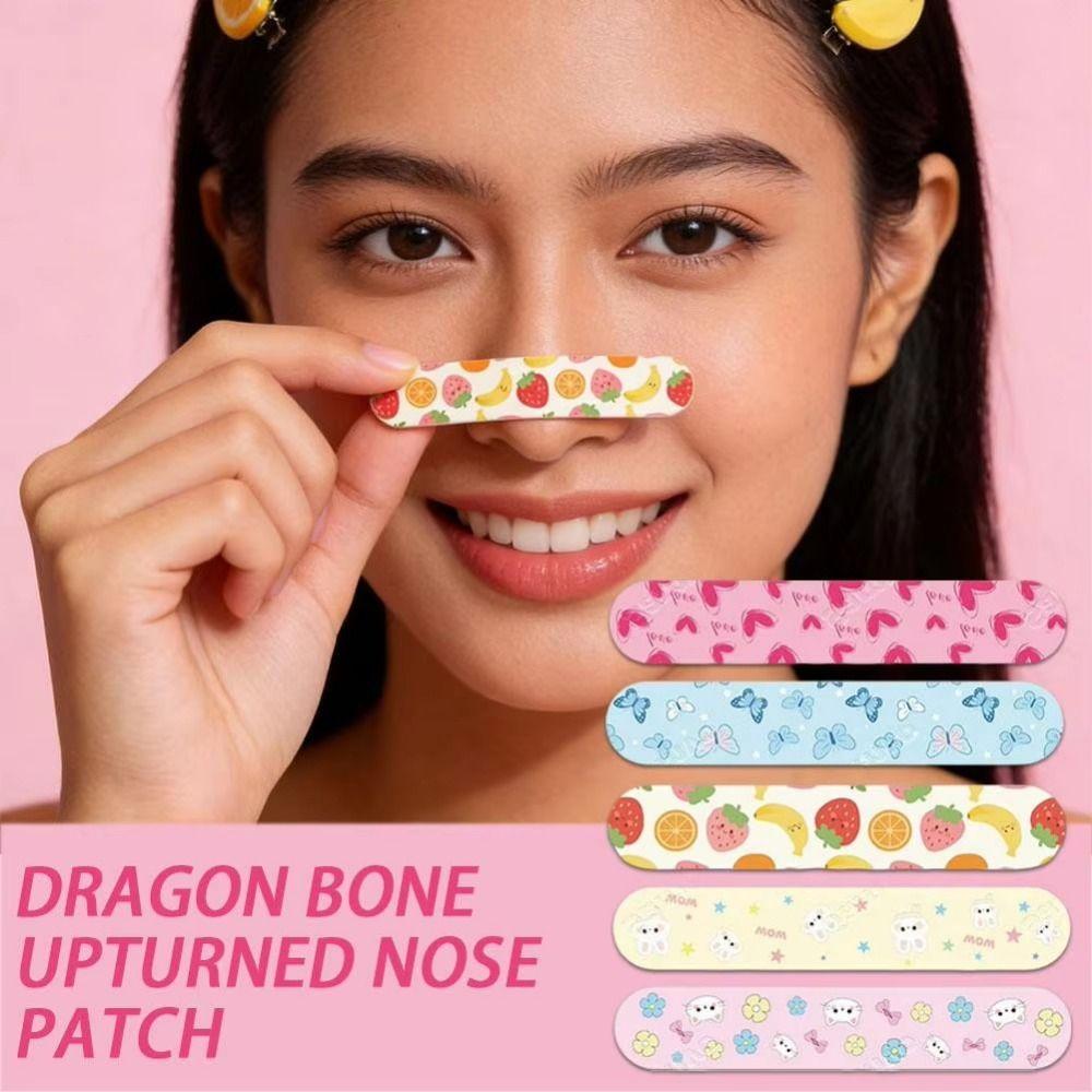 10/30/50Pcs 16D Contour Spine Nose Lifter Strips Nose Up Lifting Tape Wing Reduction Correction