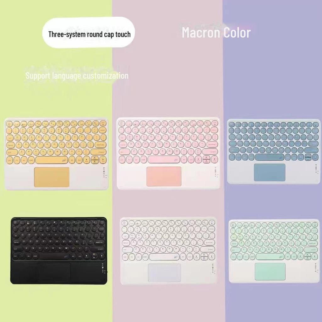 360° Rotating Keyboard Case for Huawei MatePad 10.4" Tablet with Pen Slot & Transparent Cover