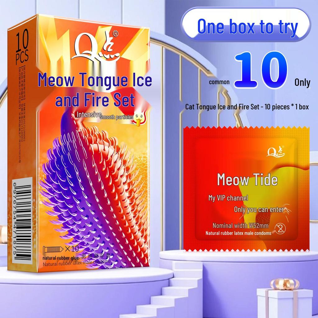 Q-Point Ultra-Thin 001 Long-Lasting Pleasure Delay Condoms with Hyaluronic Acid