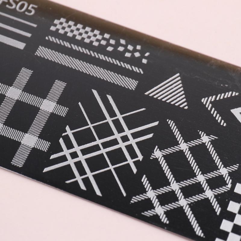 Пластины для стемпинга Нейл-арт Цветок Луна Снежинка Животные Дизайн Ногтей для Печати Изображений Пластины Шаблоны для Маникюра Нейл-арт К