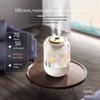 2L Dual Spray Humidifier USB Large Capacity Home Bedroom Office Nightlight Humidifier Transparent Aromatherapy Machine