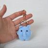 Милый брелок-капибара, связанный крючком, ручной работы, мультяшный кулон, креативное вязаное животное, брелок для ключей, подвеска на сумку