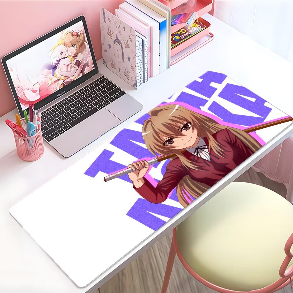 Sweet Romantic Anime Ttoradora Mouse Pad Large Thick Desk Pad Stitched Edges Gaming Mouse Mat For Pc