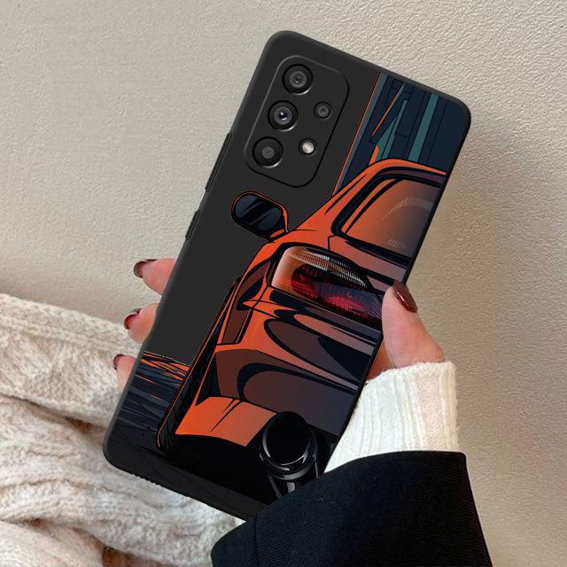 Мужской крутой чехол со спортивными автомобилями для Samsung Galaxy M23 M52 M31 M53 M31s M33 M32 5g M13 M30s M04 M11 M51 M12 M01, мягкий чехол из ТПУ