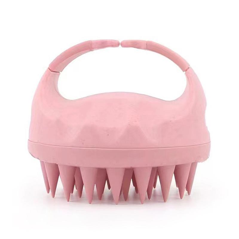 Массажер для кожи головы Шампунь Щетка для мытья волос Щетка для кожи головы Мягкий силиконовый массажер для кожи головы Расческа для волос Для удаления перхоти Щетка для шампуня