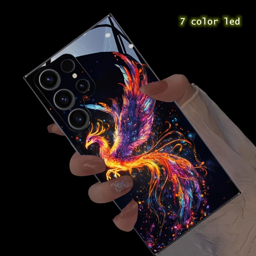 Для Xiaomi Poco X7 Pro 5G Чехол со светодиодной подсветкой Животное Чехол для телефона Для Pocophone Poko Little X7Pro X 6 X5 Pro F6 F7 F5 Задняя крышка