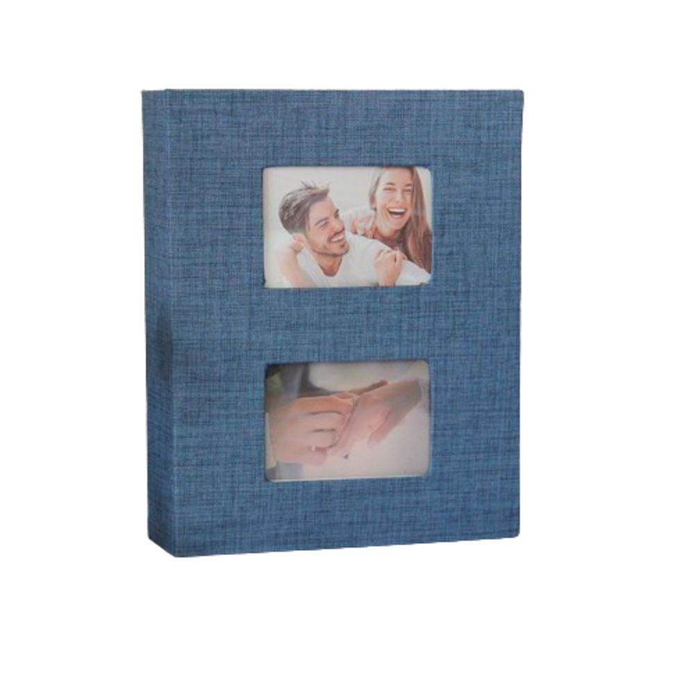 6-inch Picture Albums Book 200Pcs Large Scrapbook Album Linen Cover Photo Album  Family Anniversary