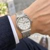 Б/у 538 SEIKO Chronos Мужские Часы Кварцевые День-Дата Рабочие