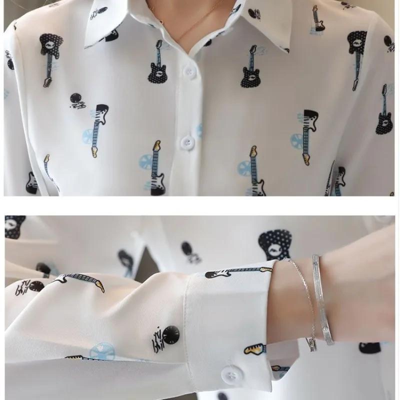 Весенне-осенняя женская однотонная рубашка с воротником поло, свободного кроя, с планкой на пуговицах и длинными рукавами. Модные элегантные повседневные топы.