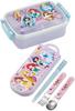 Skater Lunch Single Disney Princess 24 Made in Japan Kids' Box, Tier, 450ml, Dome-Shaped, Design, Antibacterial, (RBF3ANAG-A)