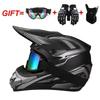Mens ABS Full Face Motorcycle Helmet With Visor Shield Off-Road Dirt Bike Mountain Cycling